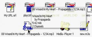 Esempio di suggerimento su un file MP3 (necessarie le classi CW-Multimedia)